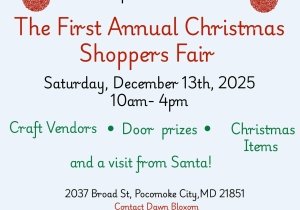 First Annual Christmas Shoppers Fair at the Great Pocomoke Fair Fairgrounds